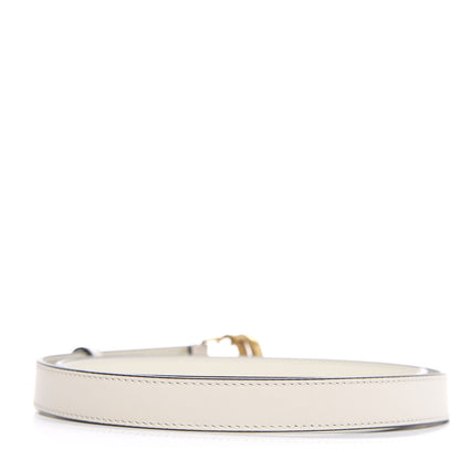 Gucci Calfskin Double G 20mm Belt 85 34 Mystic White 2 of 6