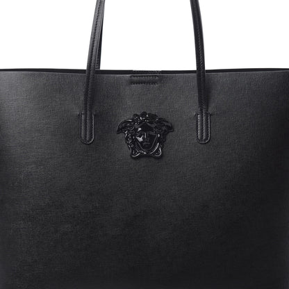 Versace Saffiano Palazzo Medusa Tote Black 8 of 10