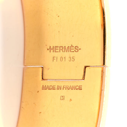 Hermes Enamel Wide Clic Clac H Bracelet PM Bleu Transat 4 of 5