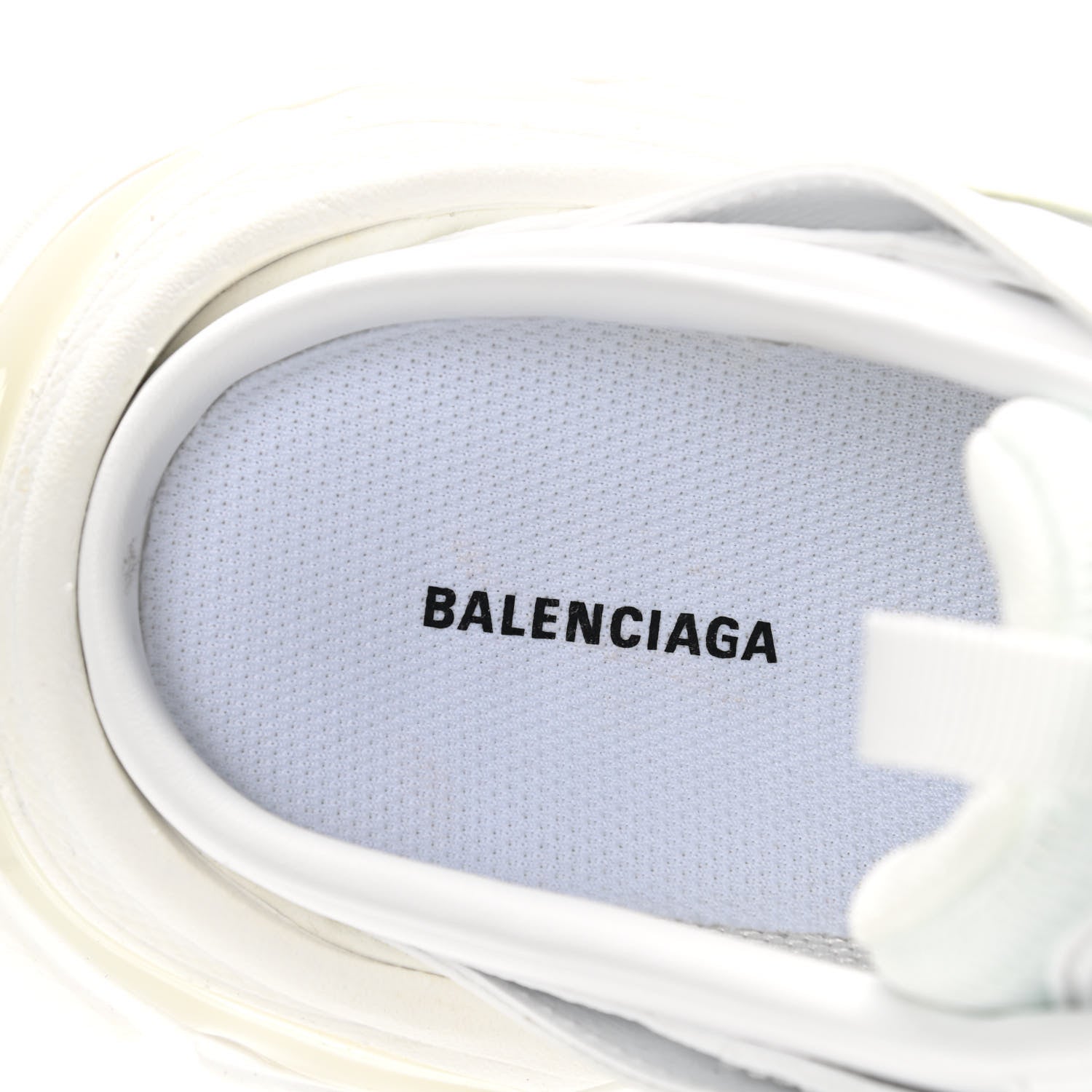 Balenciaga Mesh Nylon Womens Track Mules 36 White 7 of 9