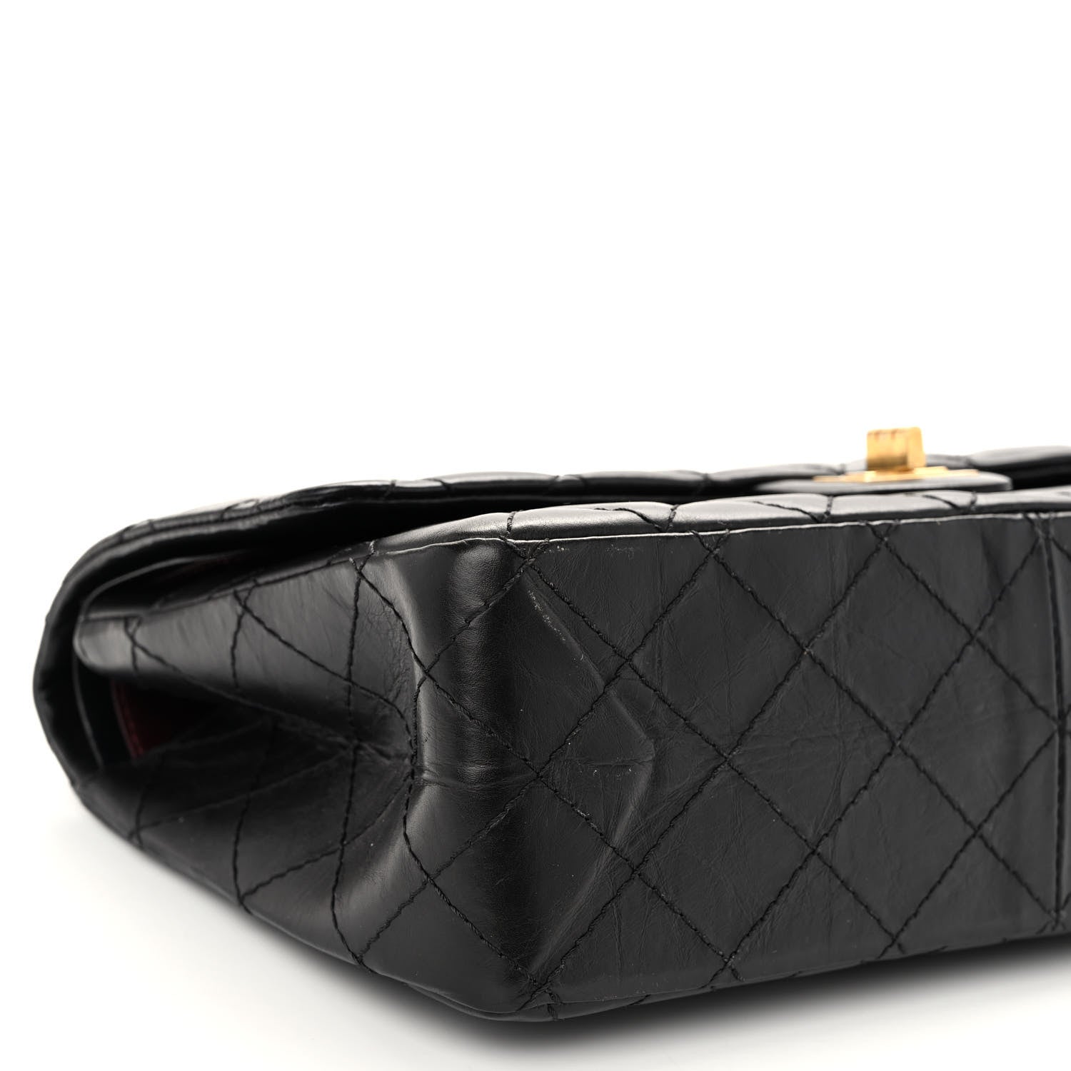 Chanel Aged Calfskin Quilted 2.55 Reissue 226 Flap Black 9 of 11