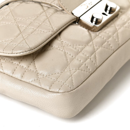 Christian Dior Lambskin Cannage Miss Dior Promenade Pouch Beige 9 of 11