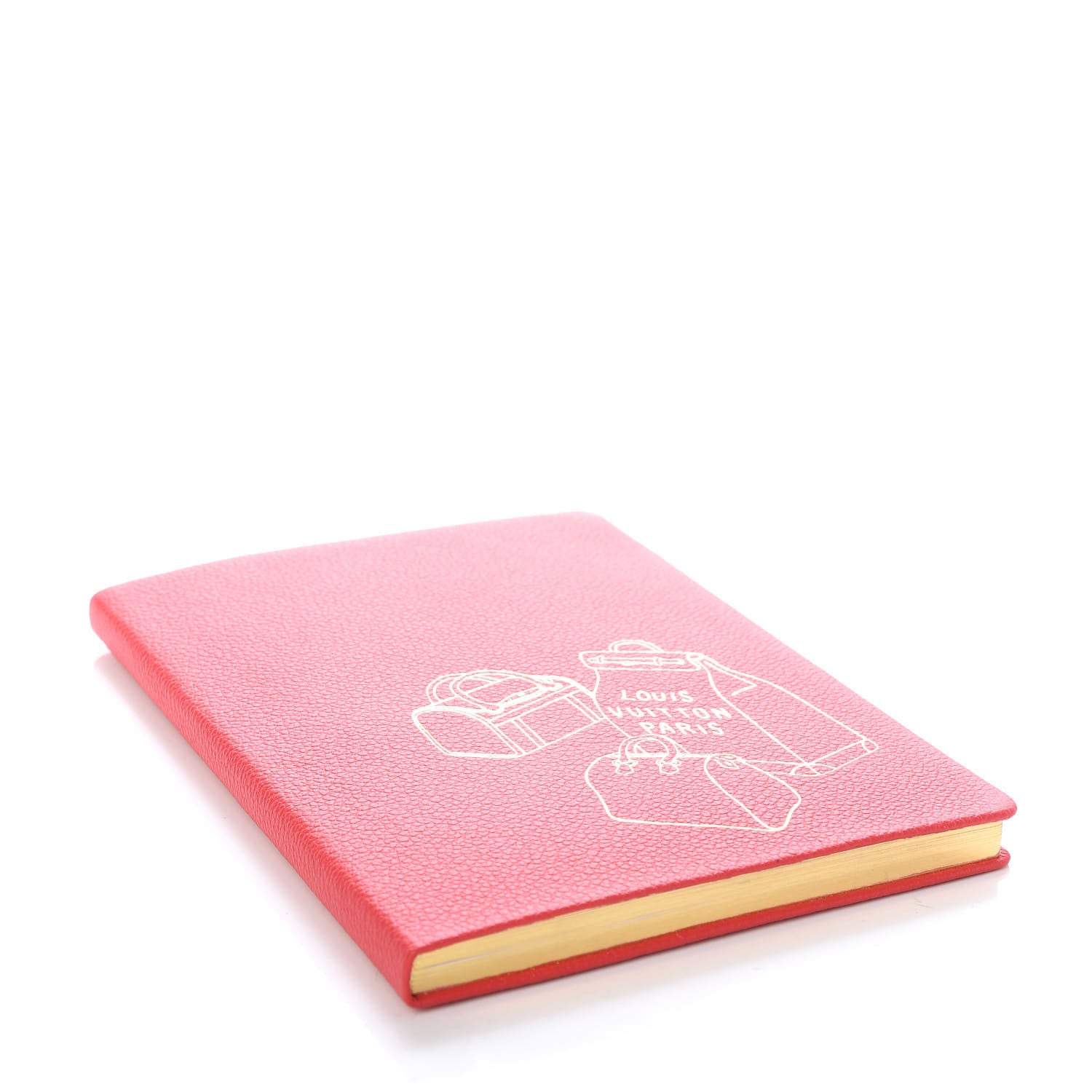 Louis Vuitton Taurillon Notebook MM Rubis 4 of 6