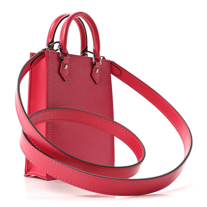 Louis Vuitton Epi Petit Sac Plat Rose Pondicherry 3 of 9