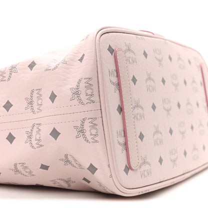 MCM Visetos Medium Liz Reversible Shopper Tote Powder Pink 9 of 16
