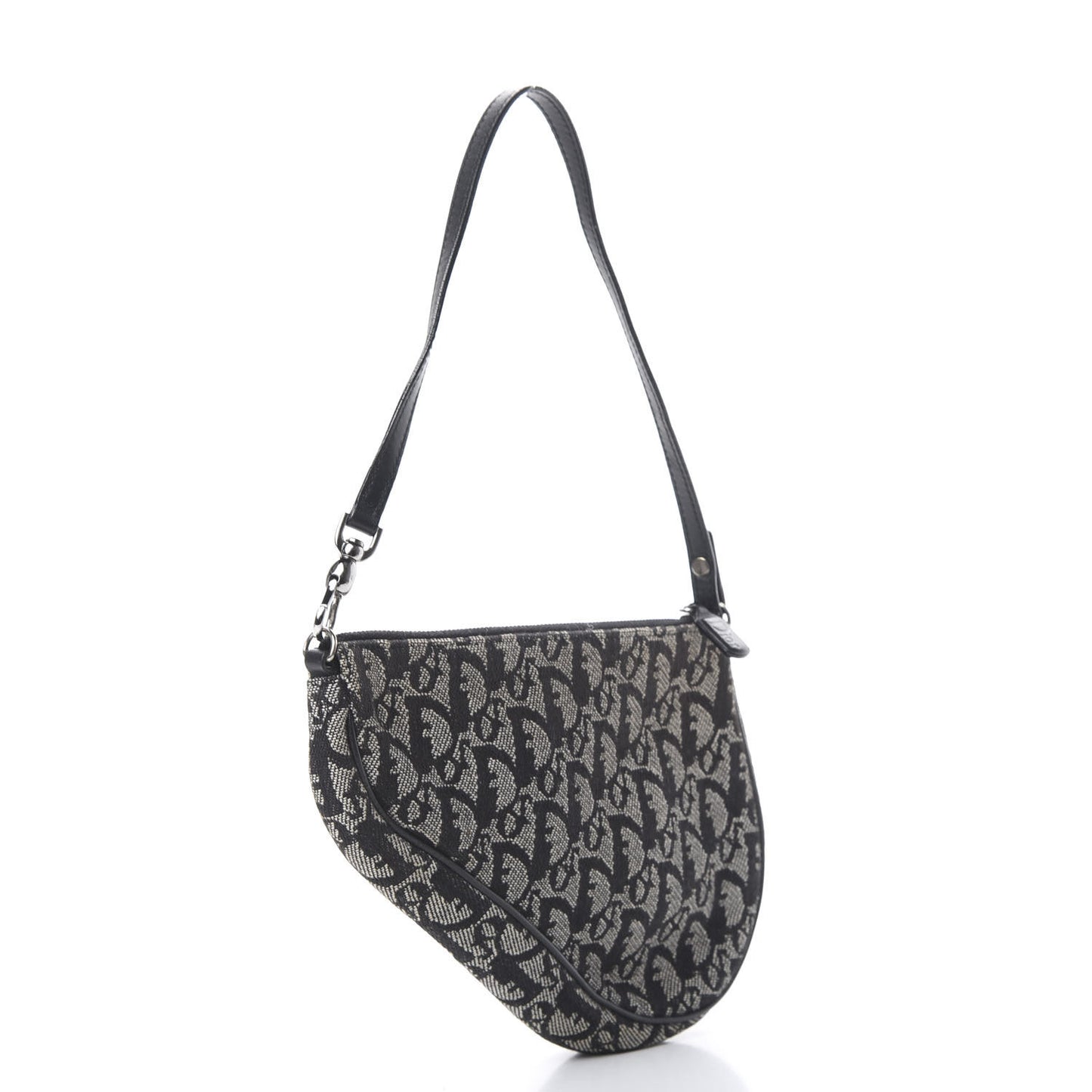 Monogram Mini Saddle Pochette Black