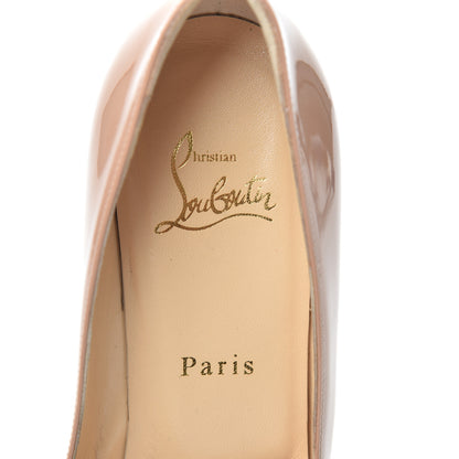 Christian Louboutin Patent Simple 85 Pumps 38 Nude 5 of 7