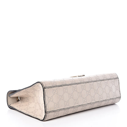 Gucci Guccissima Signature Medium Emily Chain Shoulder Bag Mystic White 4 of 19