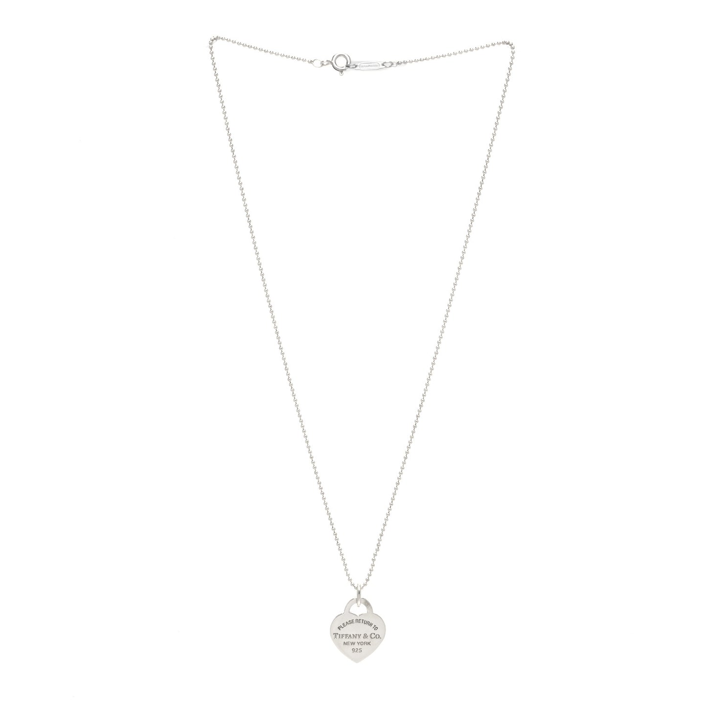 Sterling Silver Small Return to Tiffany Heart Pendant Necklace