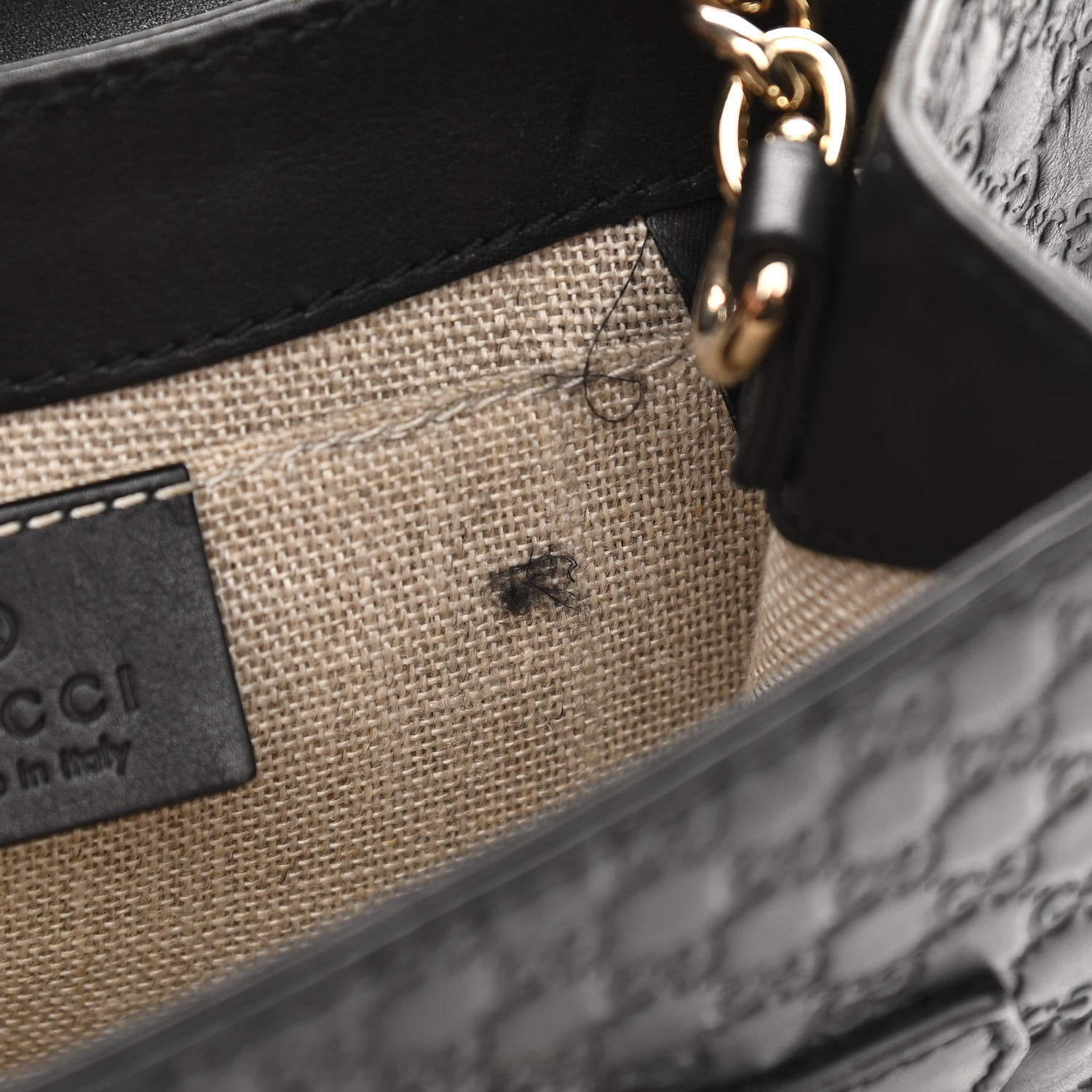 Gucci Microguccissima Mini Emily Shoulder Bag Black 11 of 11