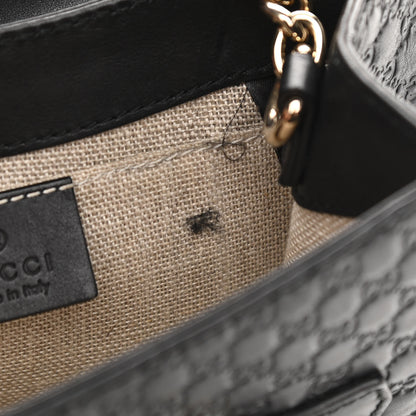 Gucci Microguccissima Mini Emily Shoulder Bag Black 11 of 11