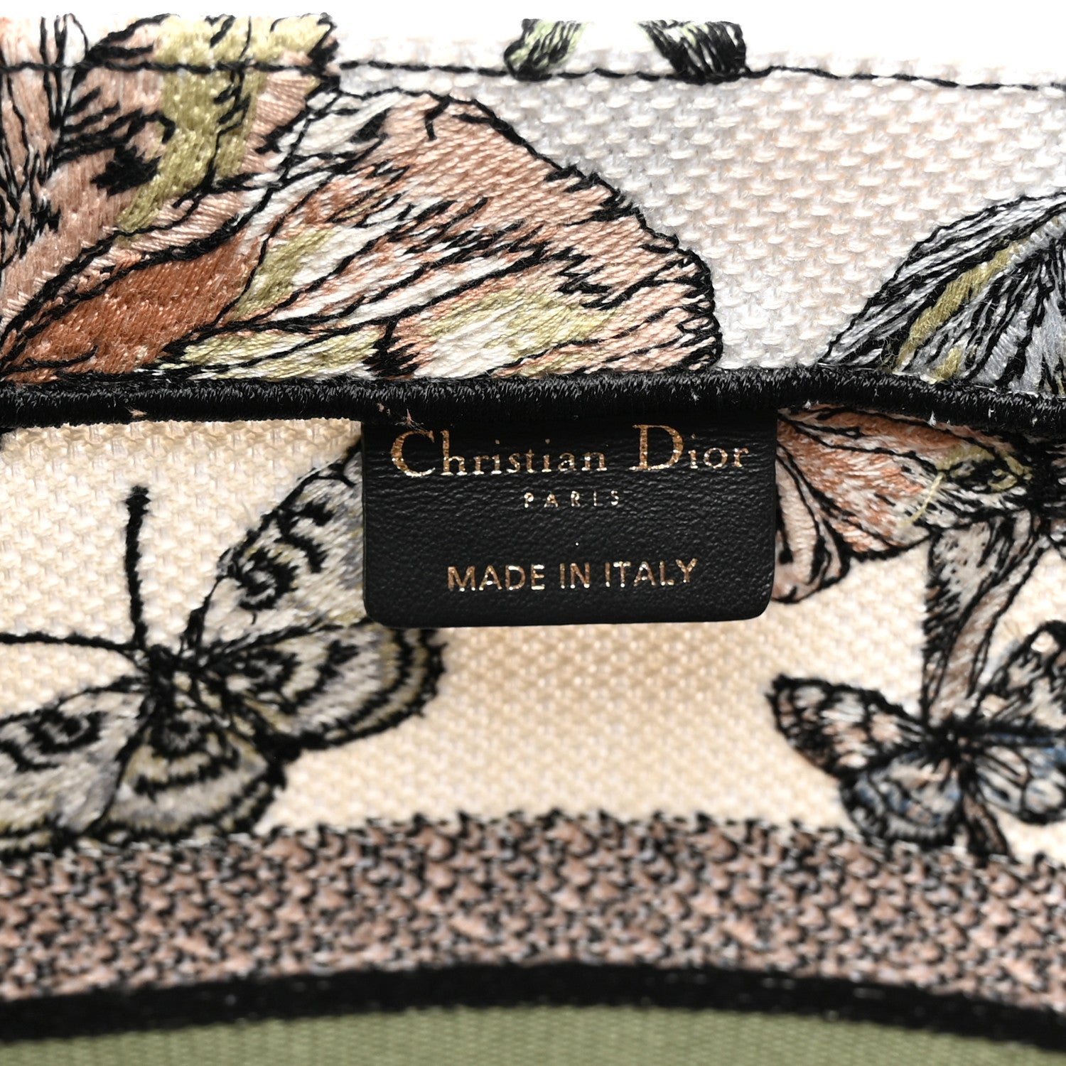 Christian Dior Canvas Embroidered Toile de Jouy Mexico Medium Book Tote White Multicolor 6 of 13