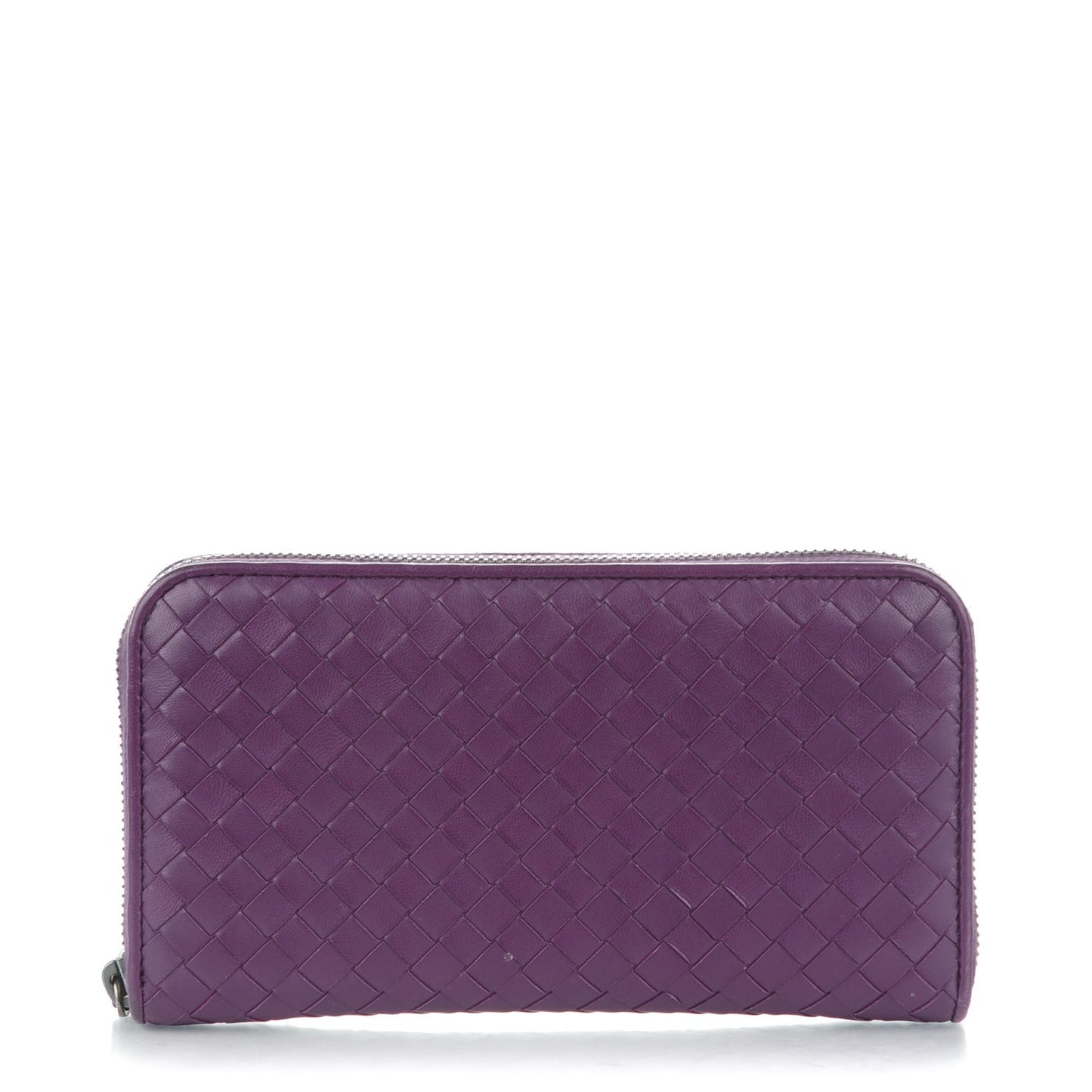 Nappa Intrecciato Zip Around Wallet Monalisa