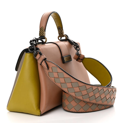 Bottega Veneta Nappa Multicolor Mini Piazza Bag Limestone 3 of 12