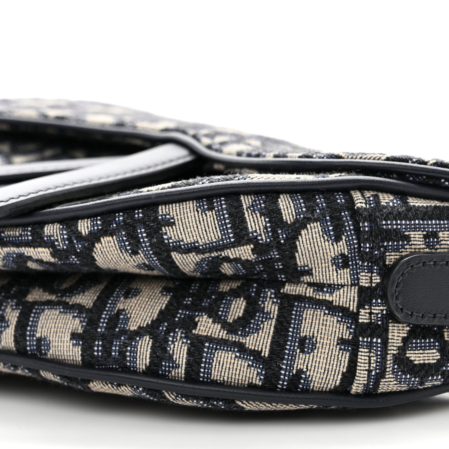 CHRISTIAN DIOR Oblique Mini Saddle Bag Blue