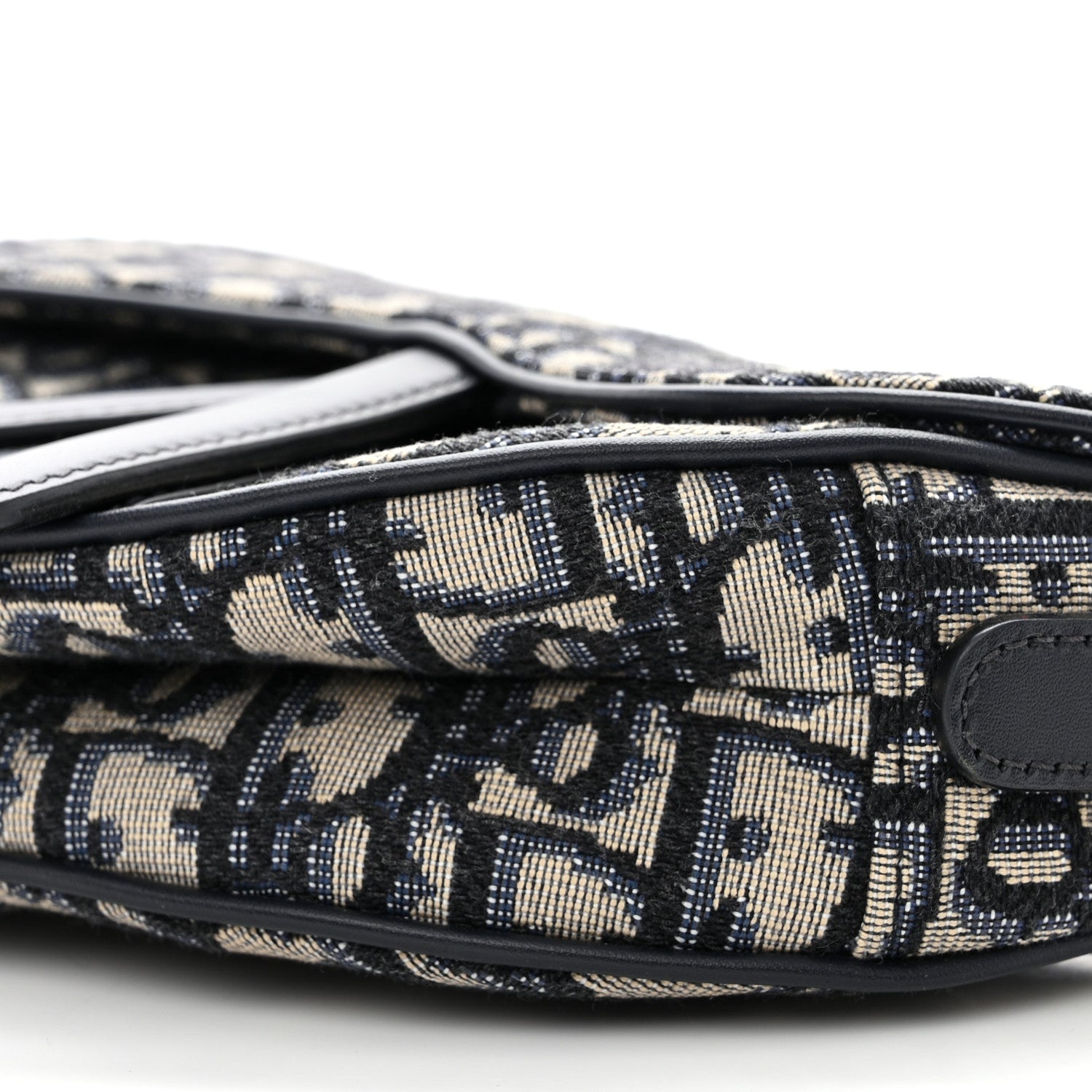 Christian Dior CHRISTIAN DIOR Oblique Mini Saddle Bag Blue 11 of 11