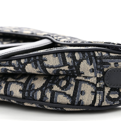 Christian Dior CHRISTIAN DIOR Oblique Mini Saddle Bag Blue 11 of 11
