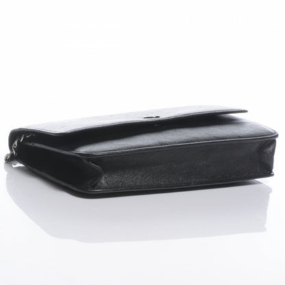 Chanel Leather Wallet On Chain WOC Black 4 of 9