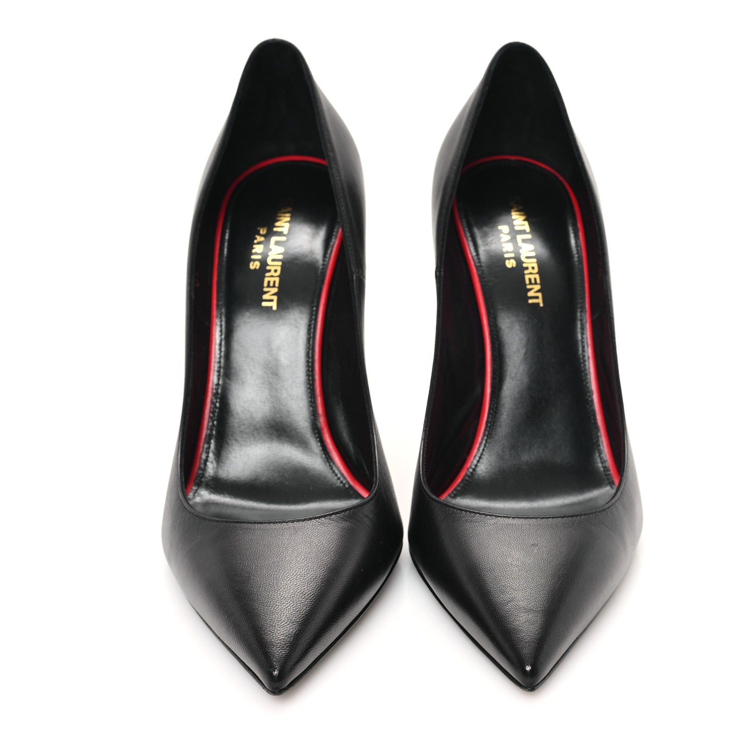 Saint Laurent Calfskin Zoe 105 Pumps 38.5 Black 3 of 10