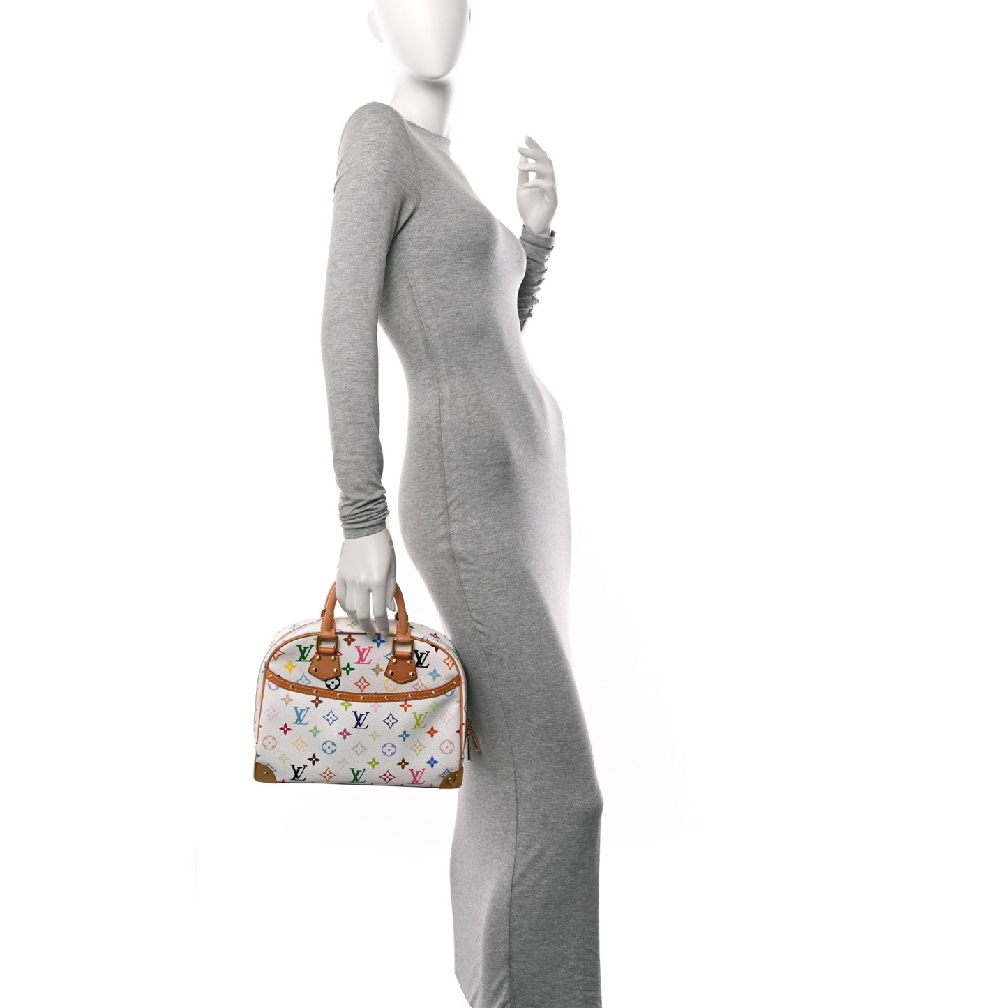 Monogram Multicolor Trouville White