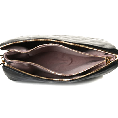 Louis Vuitton Lambskin Embossed Monogram Coussin PM Black 5 of 14