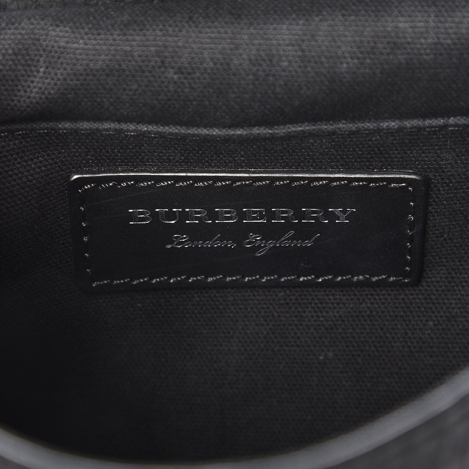 Burberry Soft Grain Calfskin Baby Bridle Saddle Bag Black 7 of 11
