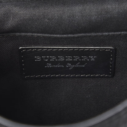 Burberry Soft Grain Calfskin Baby Bridle Saddle Bag Black 7 of 11