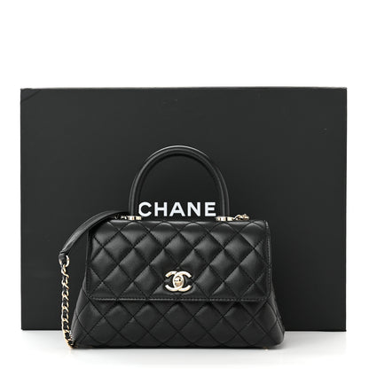 Chanel Caviar Quilted Mini Coco Handle Flap Black 11 of 11