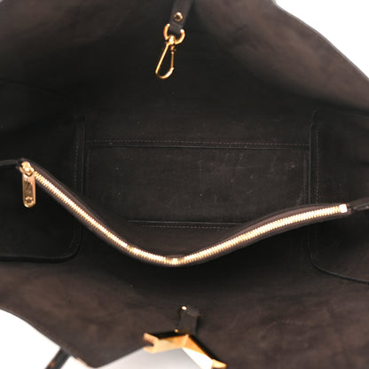 Louis Vuitton Calfskin Monogram Kimono Tote Black 5 of 24