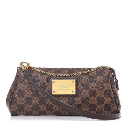 Louis Vuitton Damier Ebene Eva Clutch 1 of 10