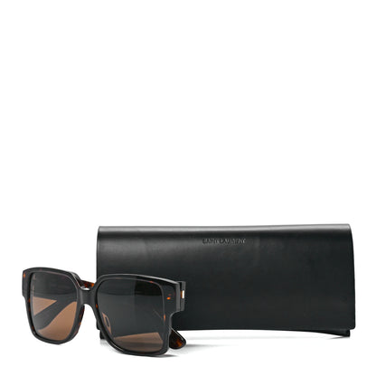 Saint Laurent Square SL M9 Sunglasses Tortoise 8 of 8