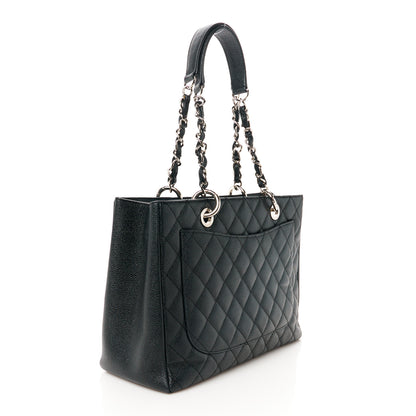 Chanel Caviar Quilted Grand Shopping Tote GST Black 3 of 11