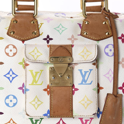 Louis Vuitton Monogram Multicolor Speedy 30 White 11 of 11