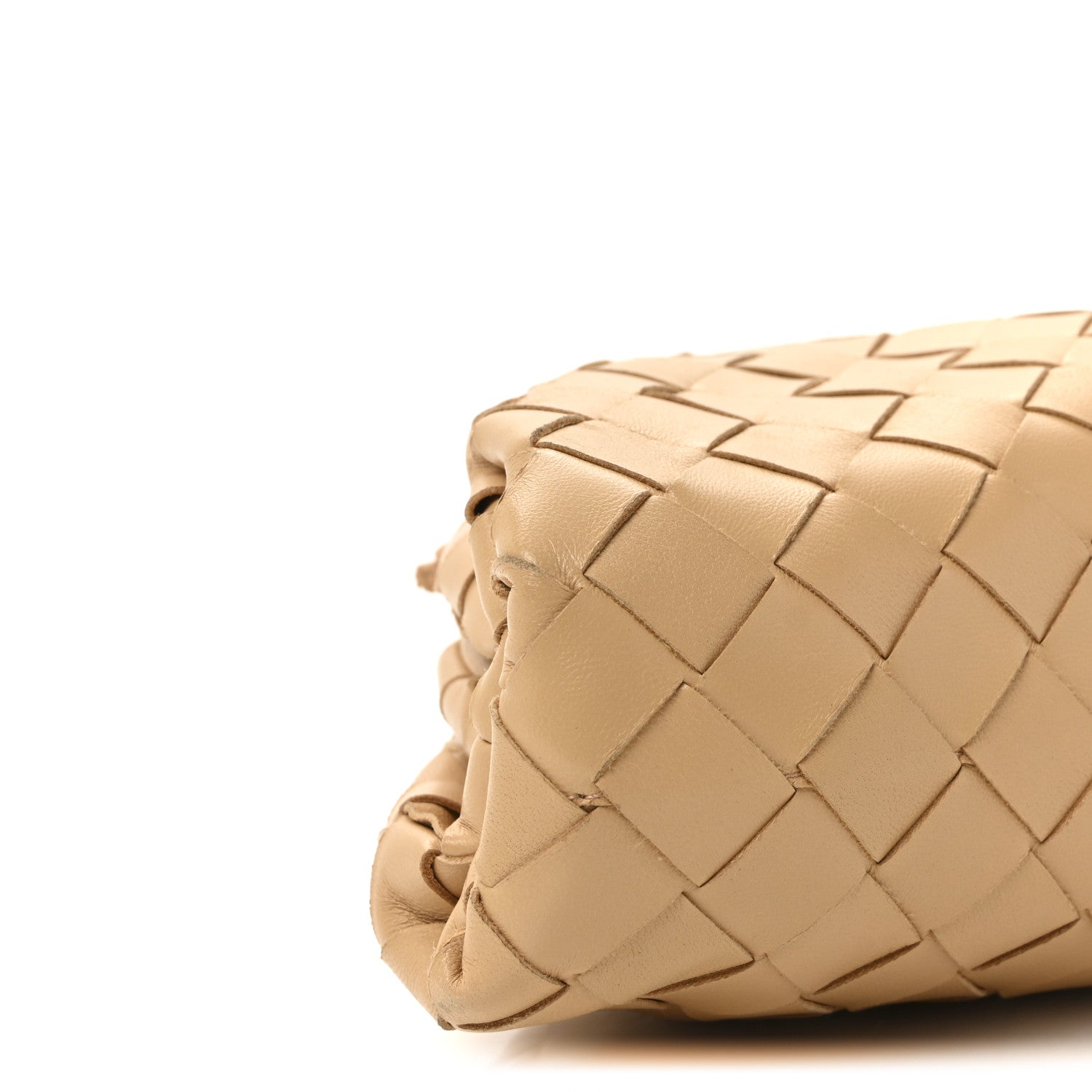 Bottega Veneta Nappa Intrecciato The Mini Pouch Almond 8 of 9