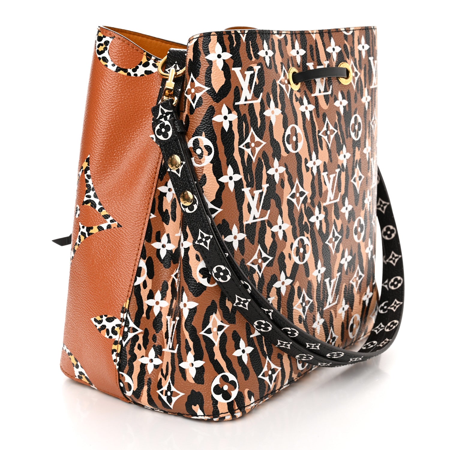 Louis Vuitton Monogram Giant Jungle NéoNoé Caramel 3 of 9