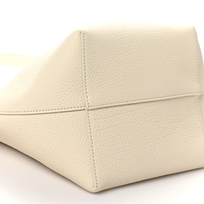 The Row Grained Calfskin Medium N/S Park Tote Ivory 8 of 9