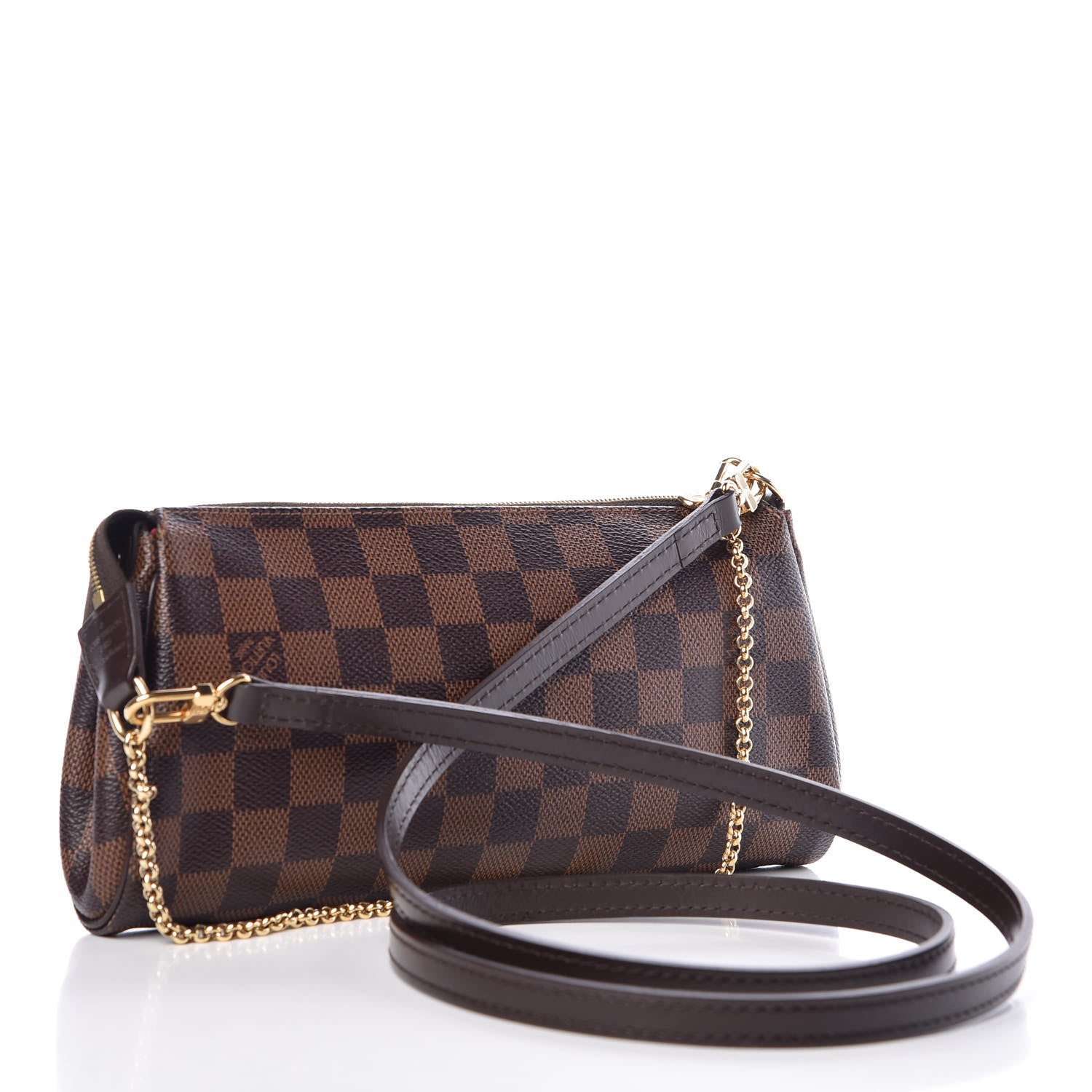 Louis Vuitton Damier Ebene Eva Clutch 3 of 9