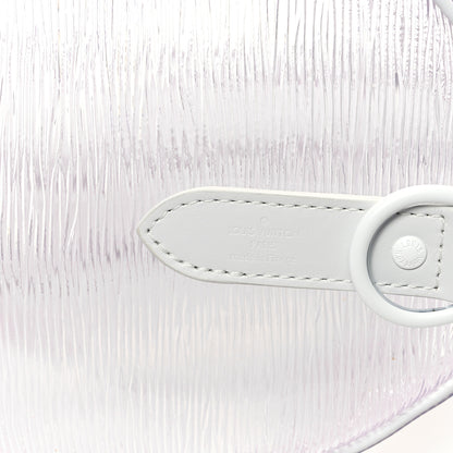 Louis Vuitton PVC Epi Embossed Wavy Keepall Bandouliere 50 White 5 of 11