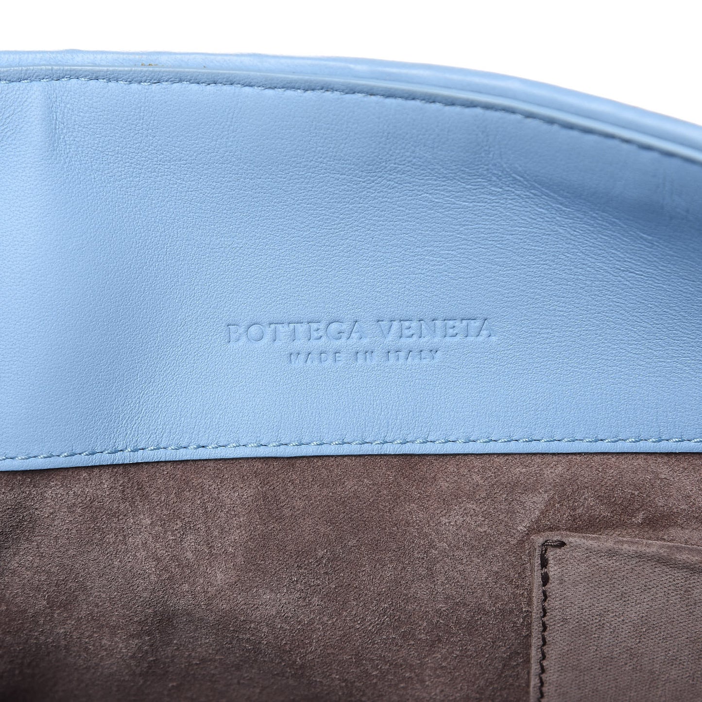 Nappa Intrecciato Large Olimpia Bag Light Blue