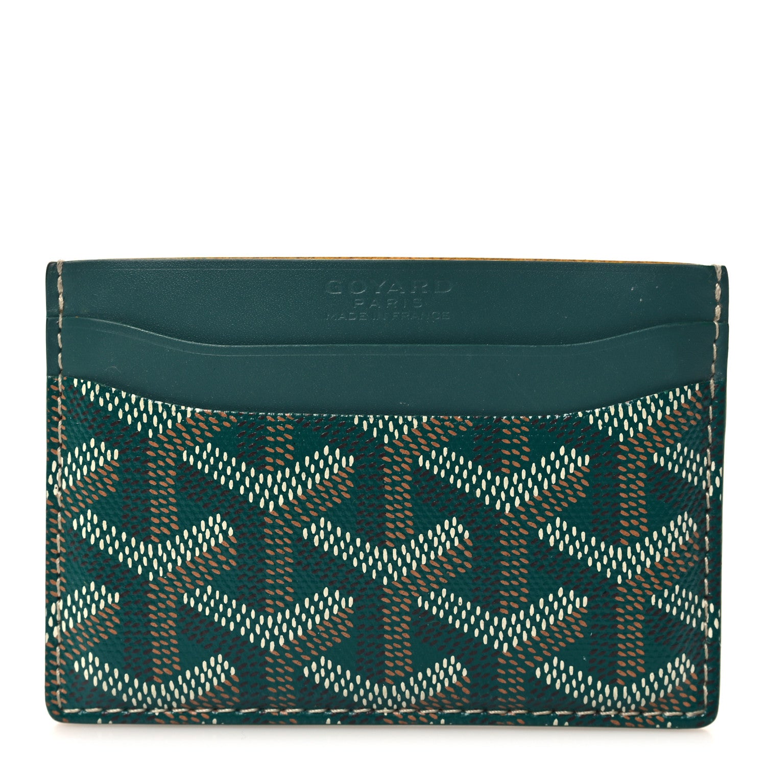 Goyard Goyardine Saint Sulpice Card Holder Green 1 of 7