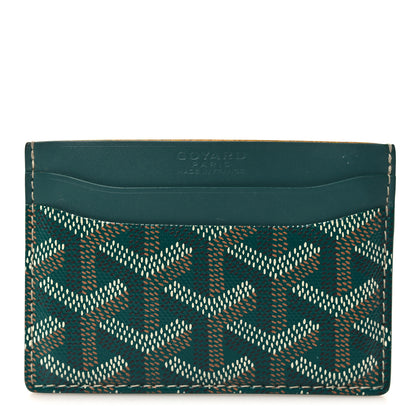 Goyard Goyardine Saint Sulpice Card Holder Green 1 of 7