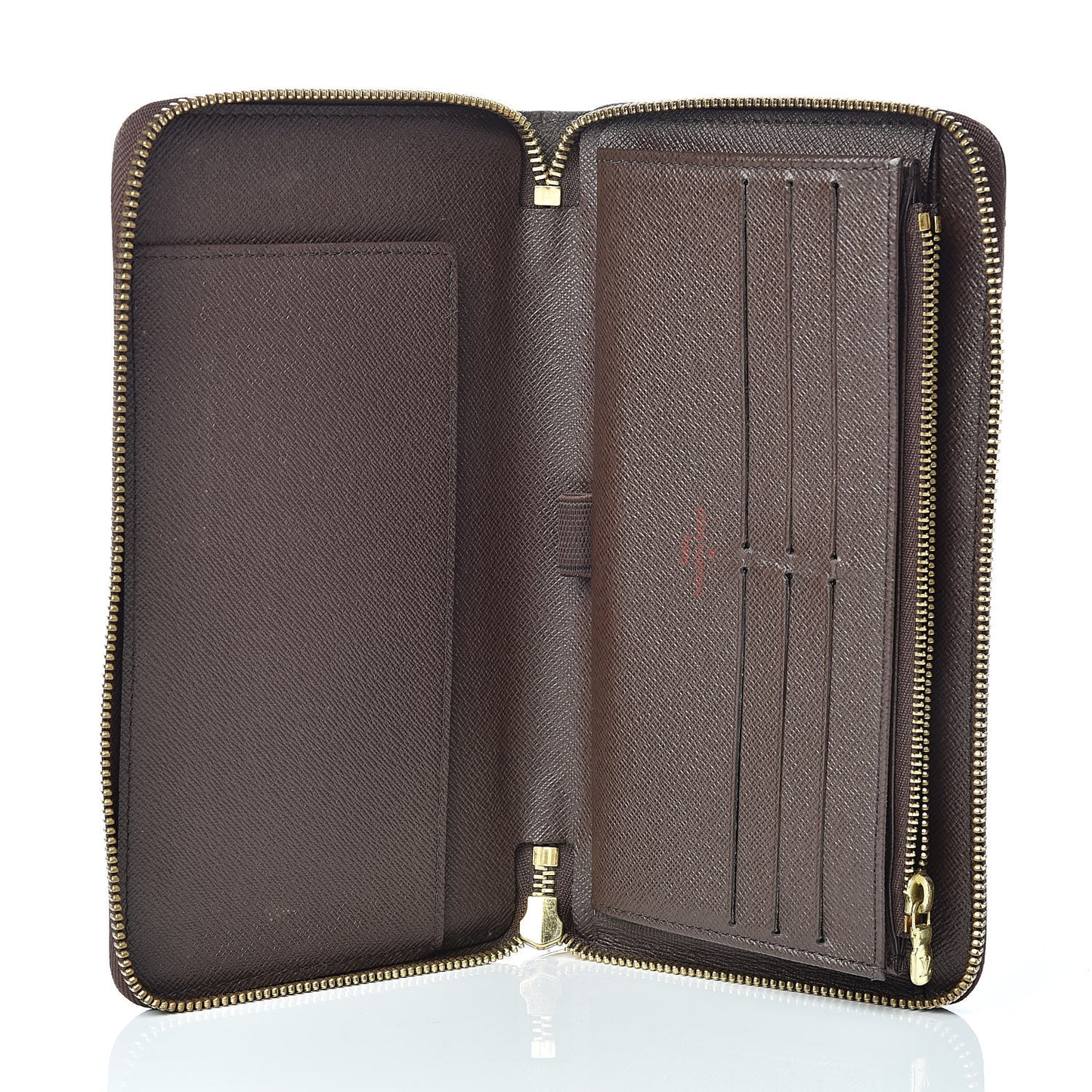 Damier Ebene Zippy Organizer Wallet