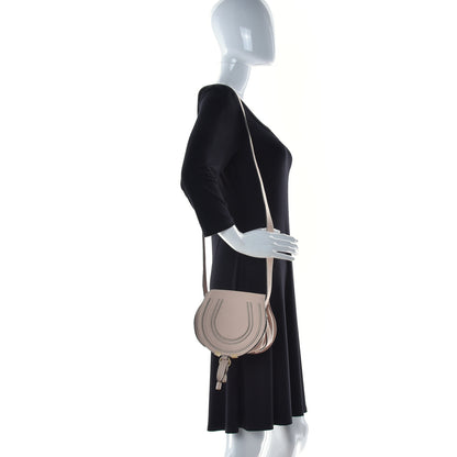 Chloe Calfskin Mini Marcie Round Crossbody Bag Blush Nude 2 of 17