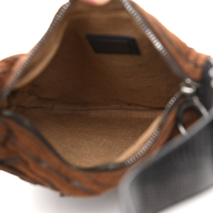 Fendi Lizard Wood Patchwork Oyster Brown 5 of 14