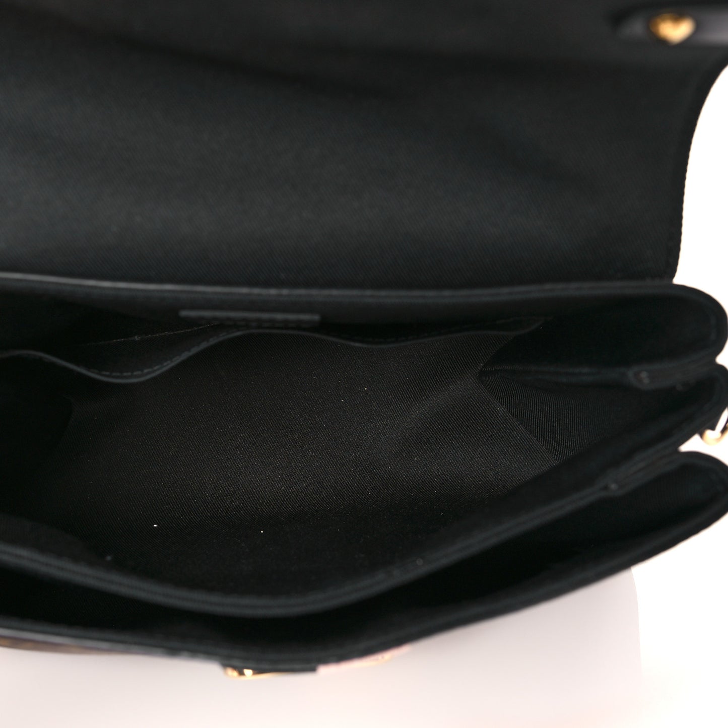 Monogram Georges BB Black Rose Poudre