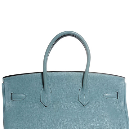 Hermes Togo Birkin 35 Ciel 7 of 23