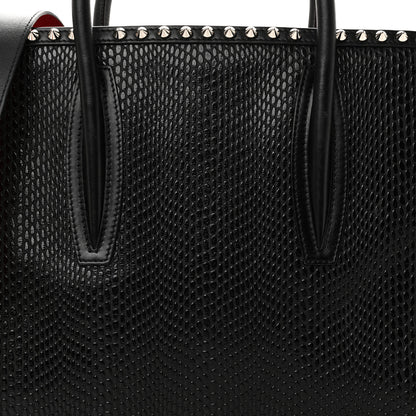 Christian Louboutin Snakeskin Medium Paloma Tote Black 7 of 11