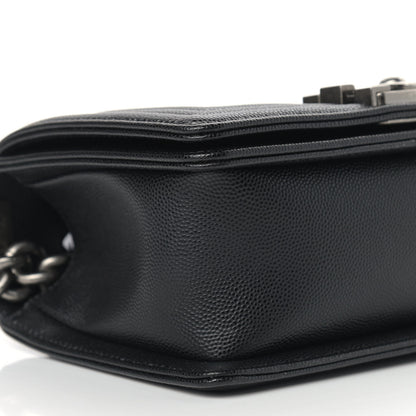 Chanel Caviar Quilted Small Boy Flap Black 8 of 9