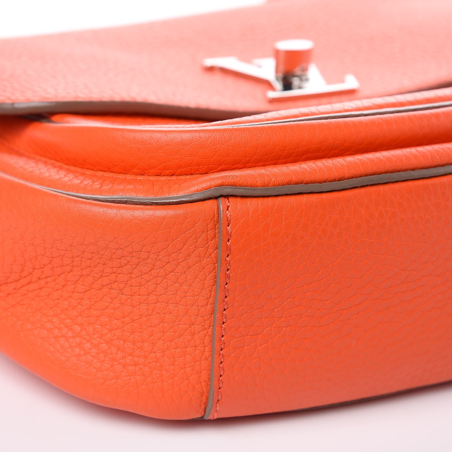 Louis Vuitton Taurillon Marceau Tangerine Taupe 8 of 9