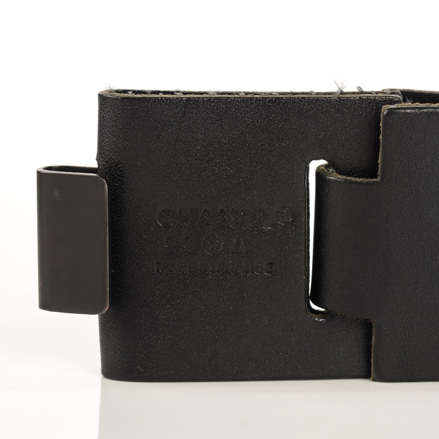 Leather Link Belt Black